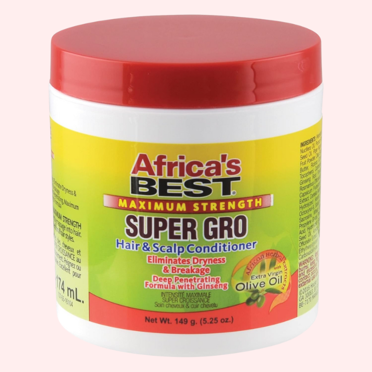 AFRICAS BEST MAXIMUM STRENGTH HERBAL SUPER GRO HAIR &amp; SCALP CONDITIONER