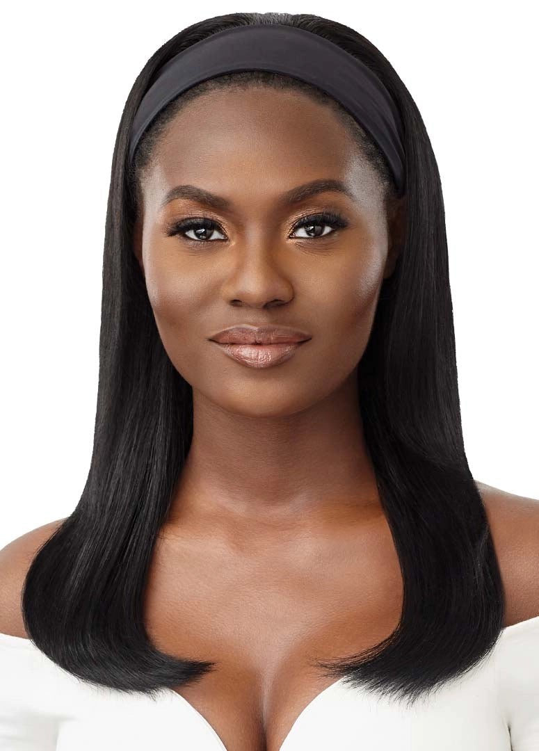 STRAIGHT HUMAN HAIR HEADBAND WIG “20 OUTRE